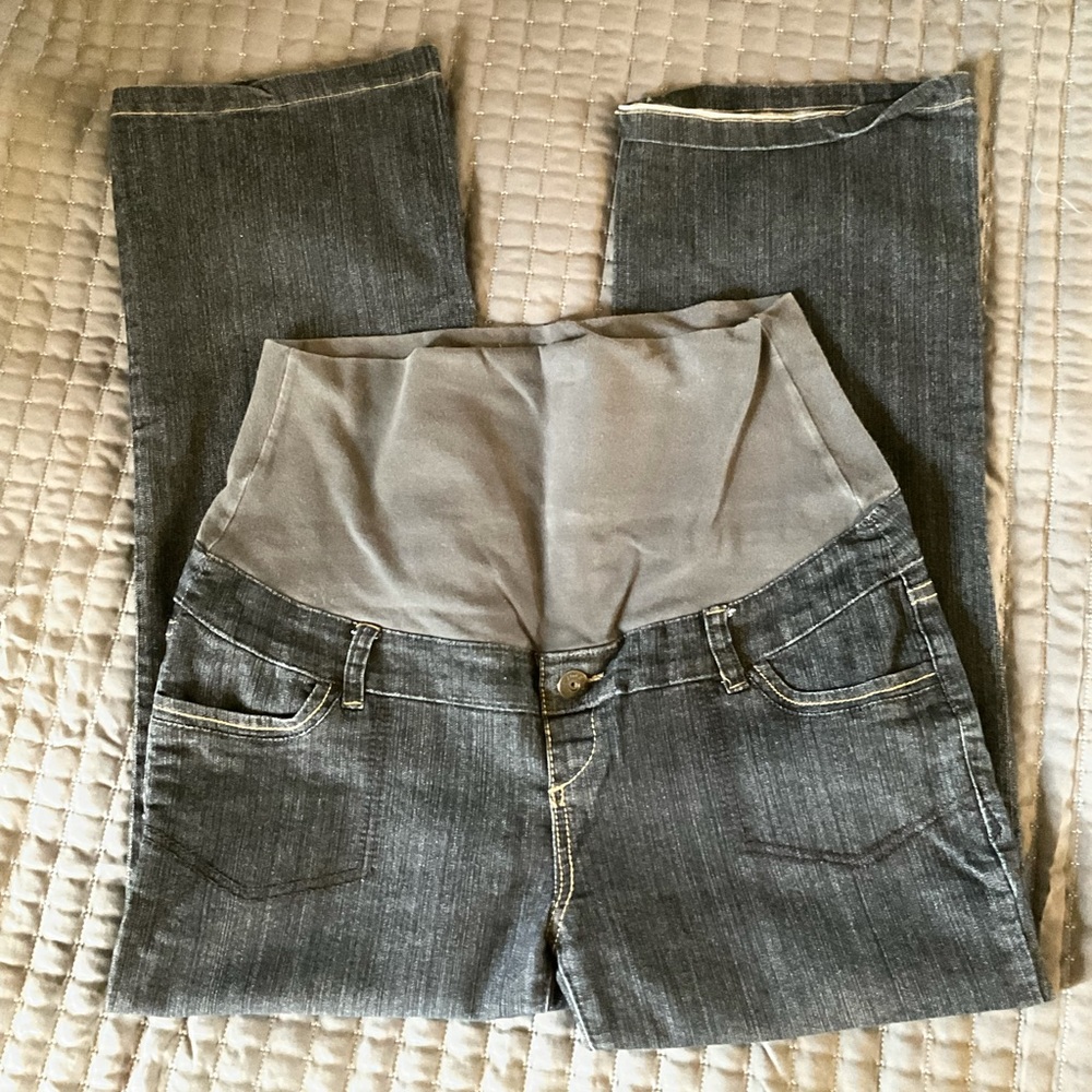 Thyme Maternity Black Wash Jeans Medium